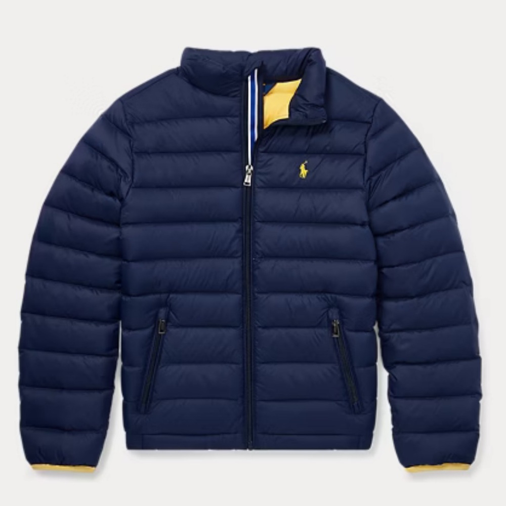 Polo Ralph Lauren Navy Puffer Jacket used 2T